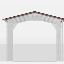 12' x 20' A-Frame Vertical Carport (14ga)