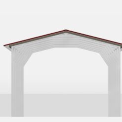 12' x 25' A-Frame Vertical Carport (14ga)