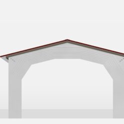 12' x 30' A-Frame Vertical Carport (14ga)