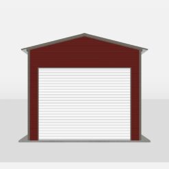 12' x 30' A-Frame Vertical Enclosed Garage (14ga)