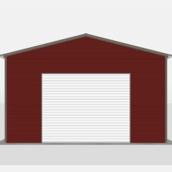 18' x 30' A-Frame Vertical Enclosed Garage (14ga)
