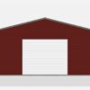 20' x 25' A-Frame Vertical Enclosed Garage (14ga)