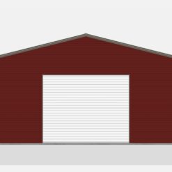 22' x 30' A-Frame Vertical Enclosed Garage (14ga)