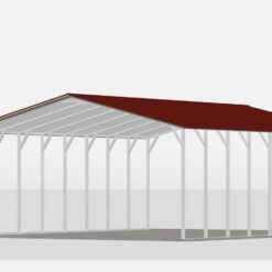 24' x 30' A-Frame Vertical Carport (14ga)