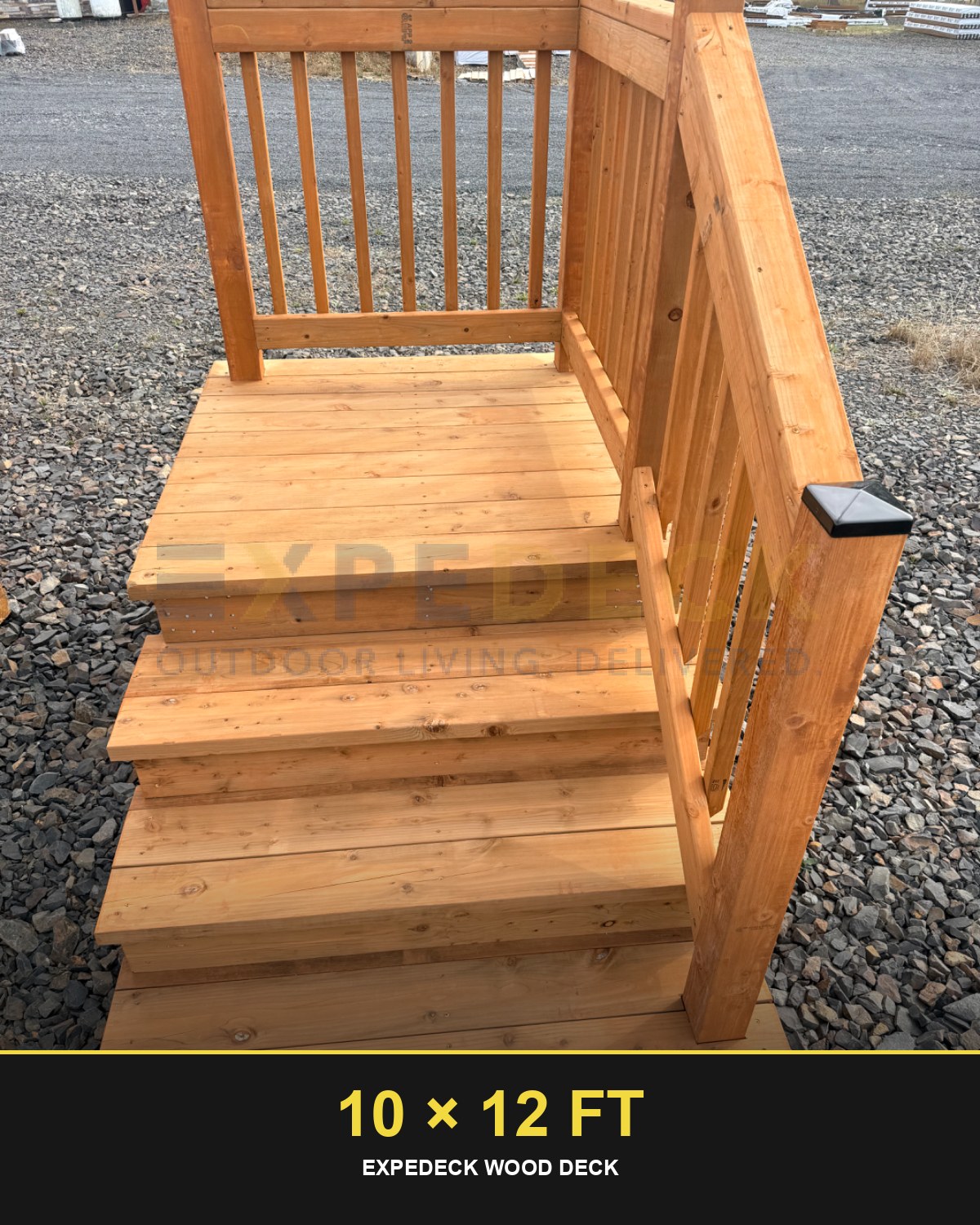 Expedeck 10×12 Wood Deck