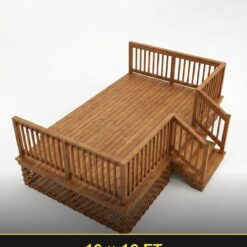 Expedeck The Weekender – 10×16 Wood Deck
