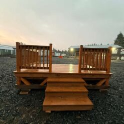 Alternative view of Expedeck 10×20 Wood Deck