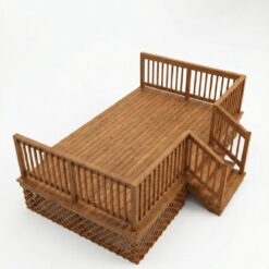 Alternative view of Expedeck 10×24 Wood Deck
