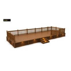 Expedeck 10×24 Wood Deck