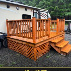 Expedeck 12×12 Wood Deck