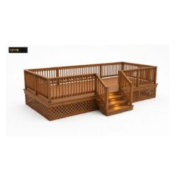Expedeck 12×16 Wood Deck