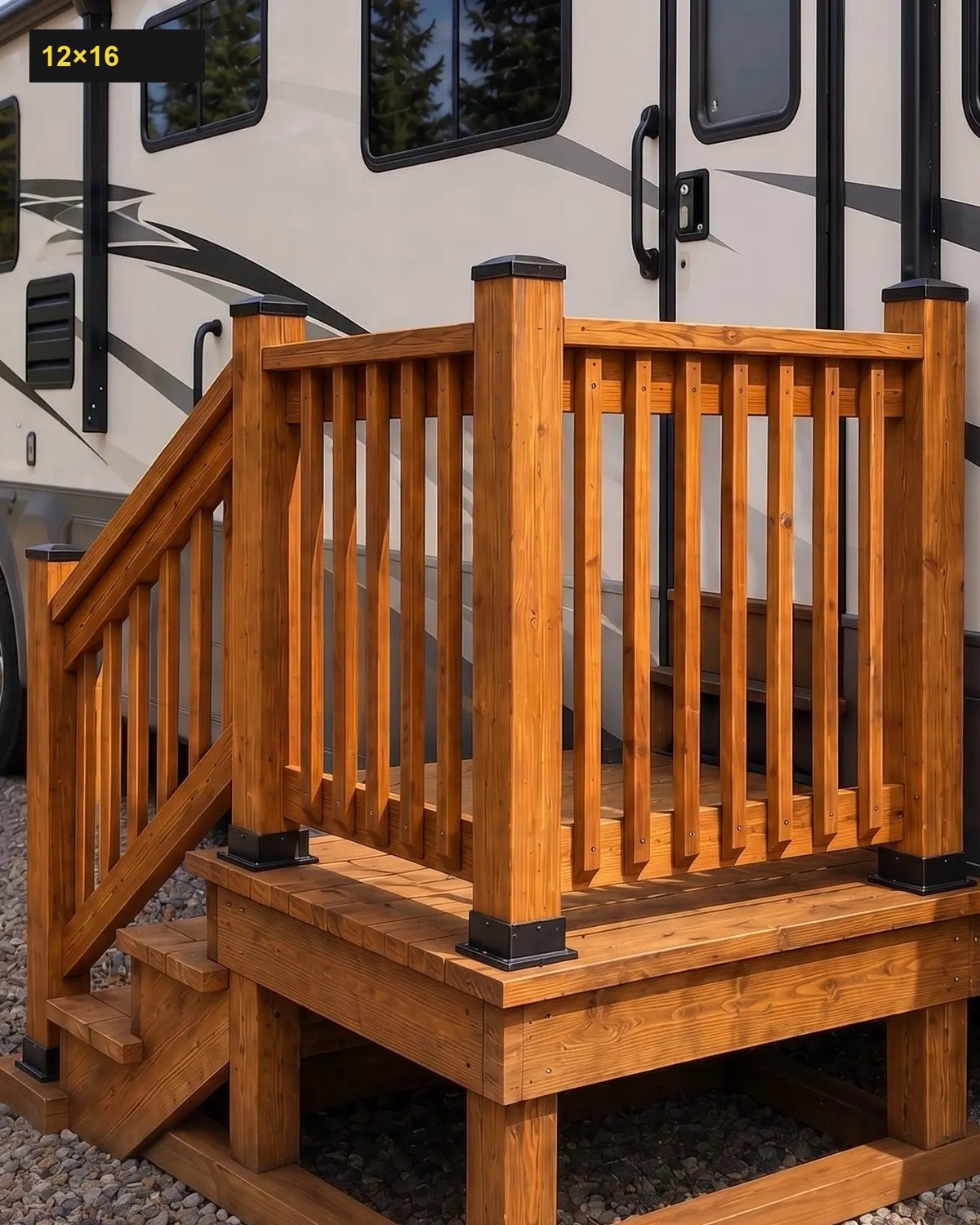 Expedeck 12×16 Wood Deck - Image 3