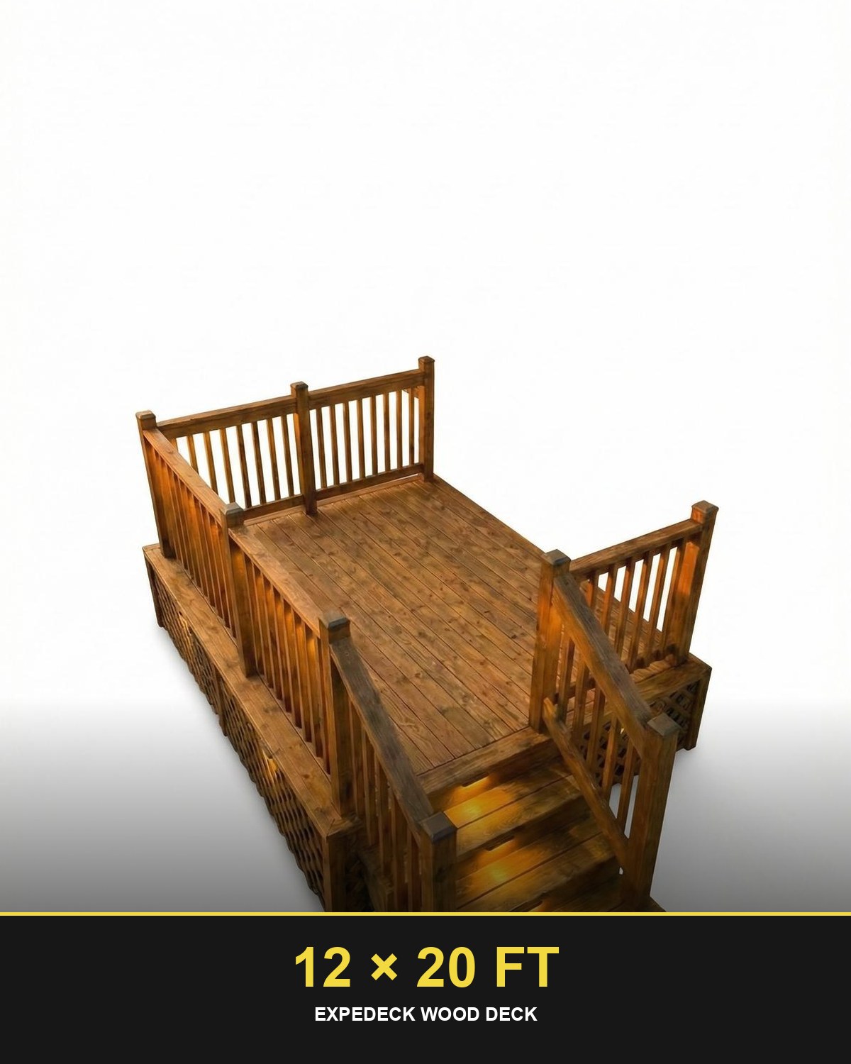 Expedeck 12×20 Wood Deck