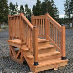 Alternative view of Expedeck 12×24 Wood Deck