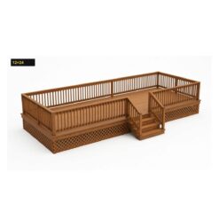 Expedeck 12×24 Wood Deck