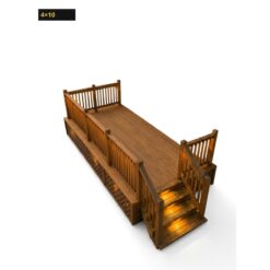 Expedeck 4×10 Wood Deck