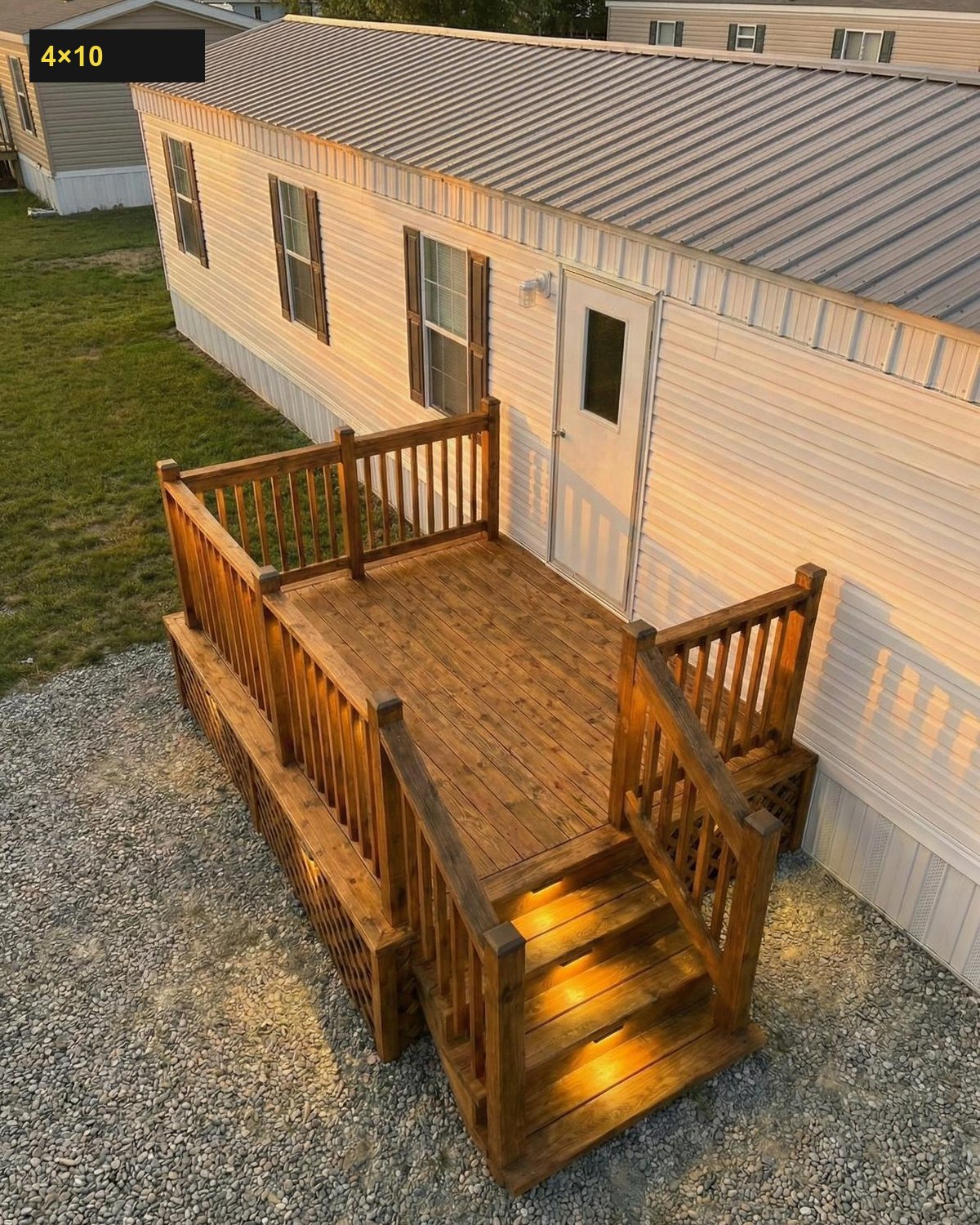 Expedeck 4×10 Wood Deck - Image 2