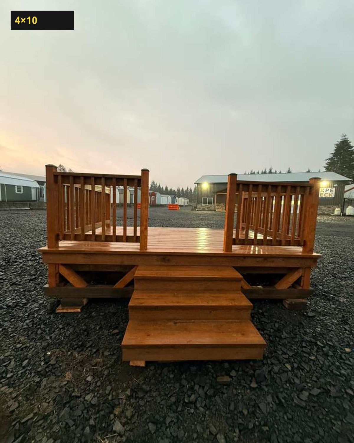 Expedeck 4×10 Wood Deck - Image 3