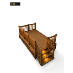 Expedeck 4×12 Wood Deck
