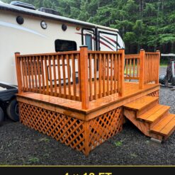 Expedeck 4×12 Wood Deck
