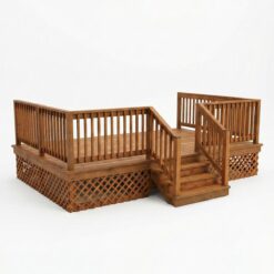 Alternative view of Expedeck 4×20 Wood Deck