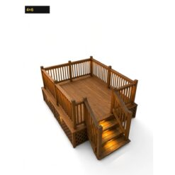 Expedeck 4×6 Wood Deck