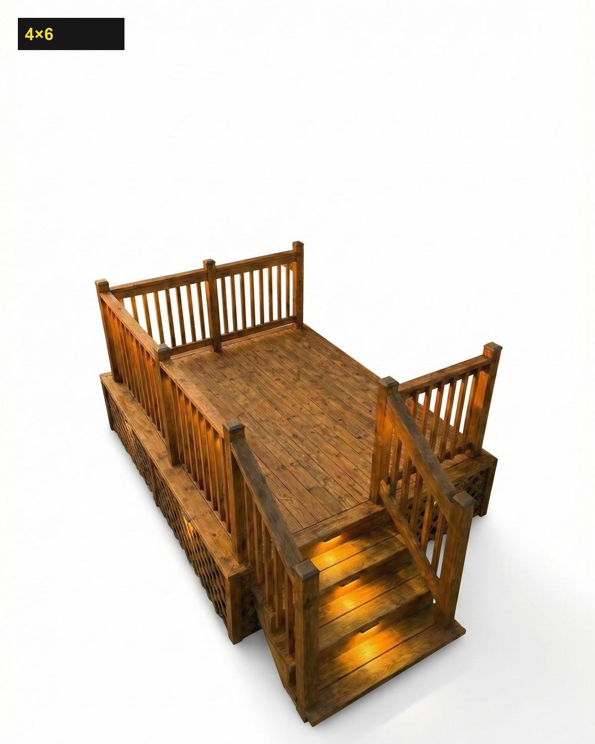 Expedeck 4×6 Wood Deck - Image 3