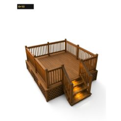 Expedeck 6×10 Wood Deck
