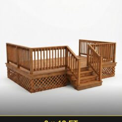 Expedeck 6×12 Wood Deck
