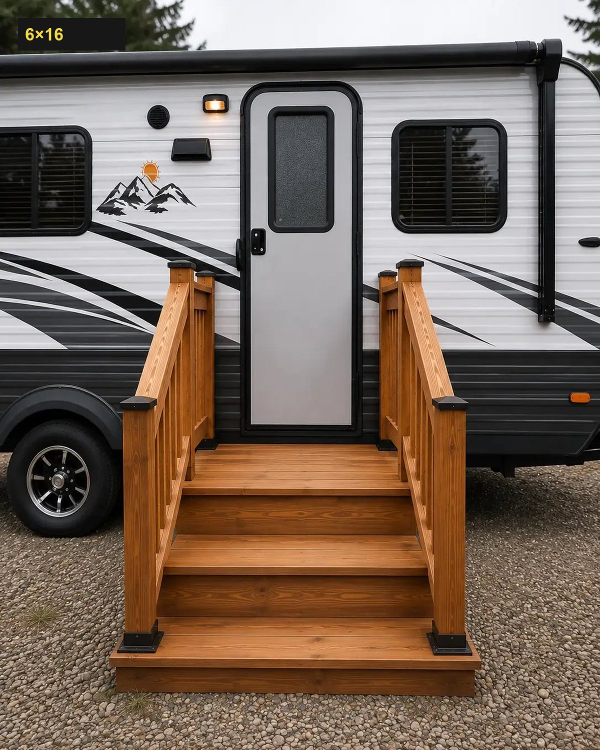 Expedeck 6×16 Wood Deck - Image 3