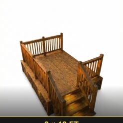 Expedeck The Homebase – 8×12 Wood Deck