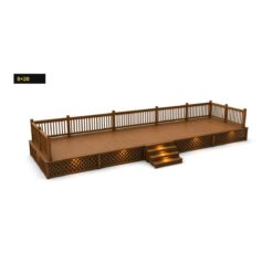 Expedeck 8×20 Wood Deck