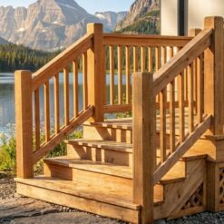 Alternative view of Expedeck 8×24 Wood Deck