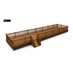 Expedeck 8×24 Wood Deck