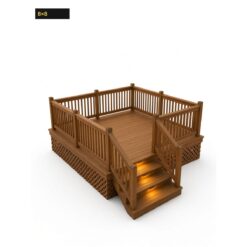 Expedeck 8×8 Wood Deck