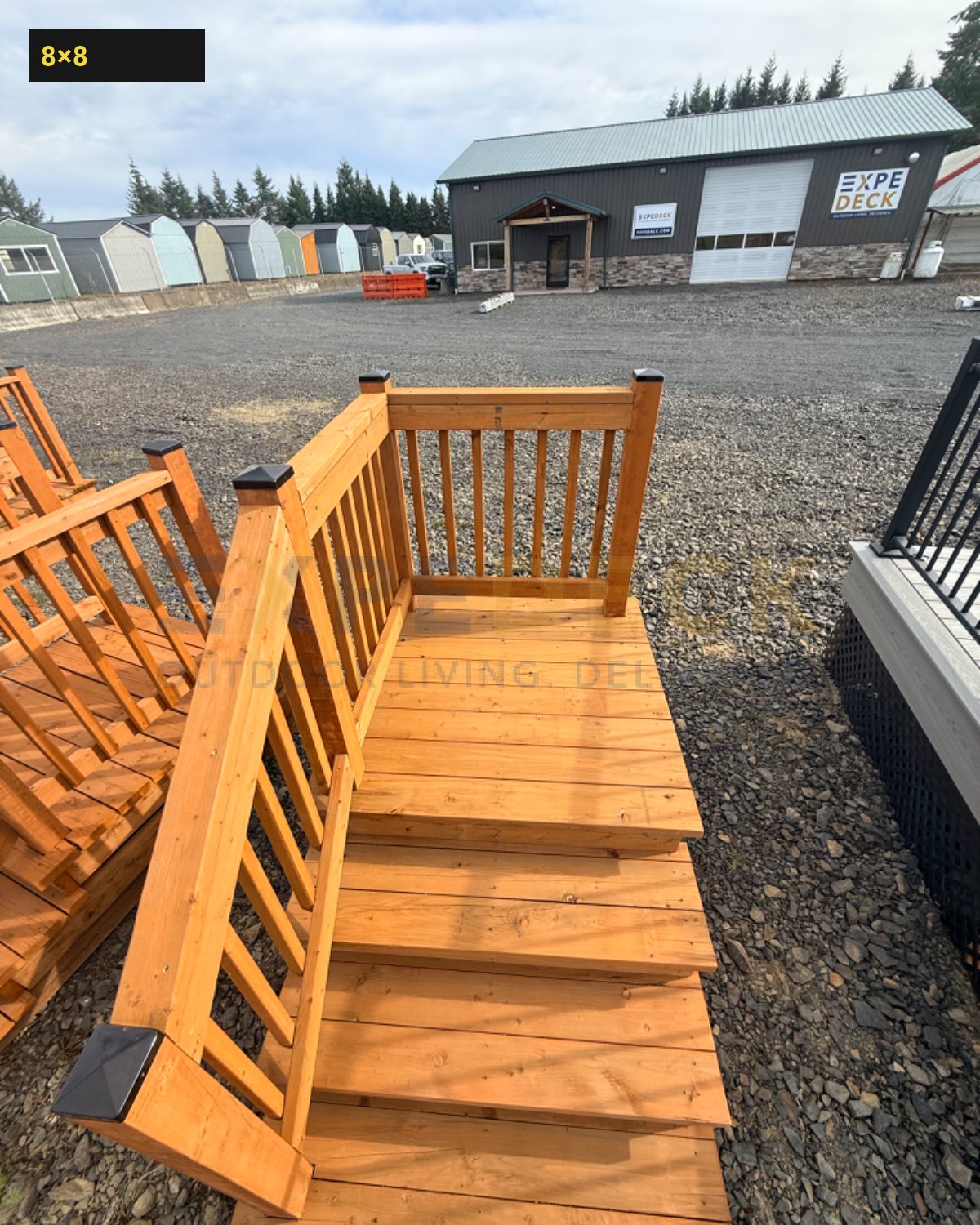 Expedeck 8×8 Wood Deck - Image 3