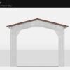12' x 20' A-Frame Vertical Carport (14ga)