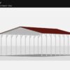 22' x 30' A-Frame Vertical Carport (14ga)