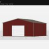 24' x 30' A-Frame Vertical Enclosed Garage (14ga)