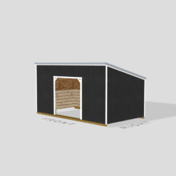 12×20 Single Slope Animal Shelter