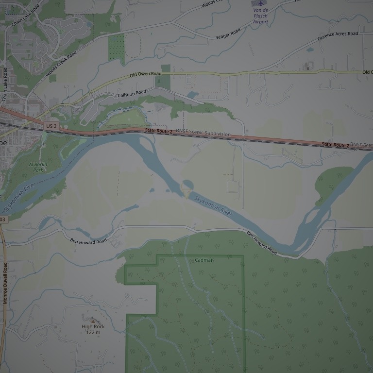 Map of Serious Sheds show lot in Monroe, WA